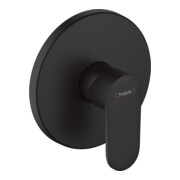 hansgrohe Ensemble de montage Vernis Blend mitigeur monocommande douchette, 1 usage, noir mat