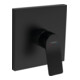 hansgrohe Ensemble de montage Vivenis mitigeur douche encastré, 1 jet, noir mat-1