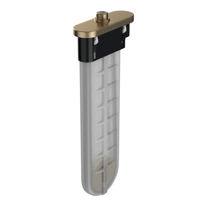 hansgrohe Ensemble de rebord de baignoire sBox ov, pour montage sur baignoire ou mur, bronze brossé