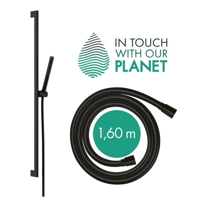 hansgrohe Ensemble douche Pulsify S Barre de douche 663 mm, blanc mat