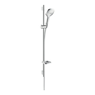 hansgrohe Ensemble douche Raindance Select E 120 1008mm barre de douche, blanc/chrome, 3 jets
