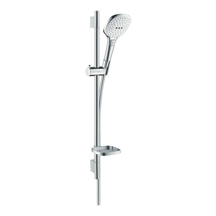 hansgrohe Ensemble douche Raindance Select E 120 Barre de douche 718mm blanc/chrome, 3 jets