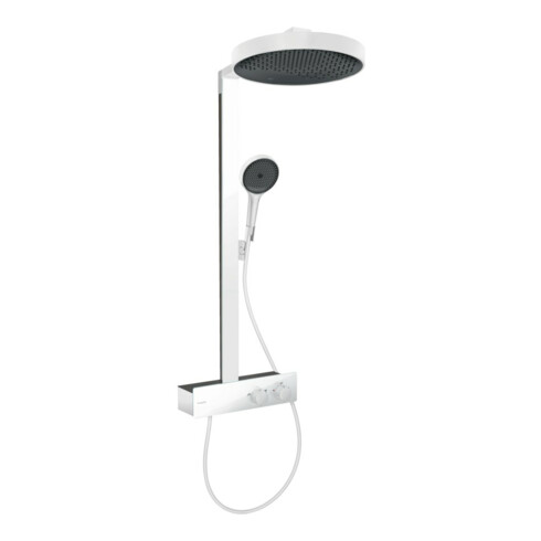hansgrohe Ensemble douche Rainfinity m avec thermostat, pomme de douche 360 mm, blanc mat