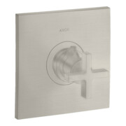 hansgrohe Ensemble prêt à poser Axor Citterio HF UP-THM, avec poignée croix, aspect acier inoxydable