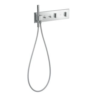 hansgrohe Ensemble prêt à poser ShowerComposition UP-Thermostat, 2 utilisateurs, chrome