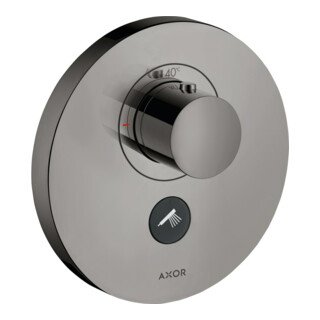 hansgrohe Ensemble prêt à poser ShowerSelect HF UP-THM, 1 sortie, rond, chrome poli bleu