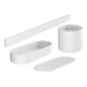 hansgrohe Ensemble salle de bain WallStoris en plastique, blanc mat-1