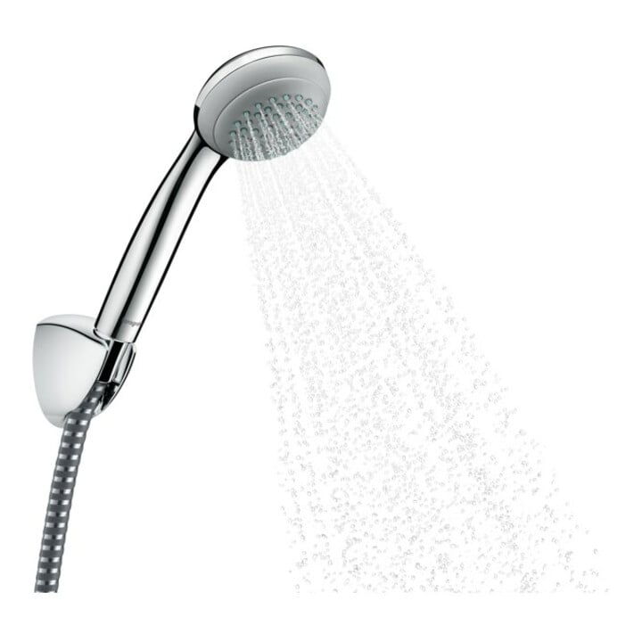 hansgrohe Ensemble support de douche Crometta 85 1250 mm, flexible, 1 jet, chrome