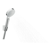 hansgrohe Ensemble support de douche Crometta EcoSmart 1250mm, 9 l/min, blanc/chrome-4