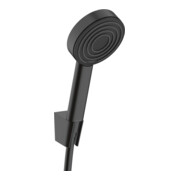 hansgrohe Ensemble support de douche Pulsify S 105 1250 mm, flexible, 1 jet, noir mat