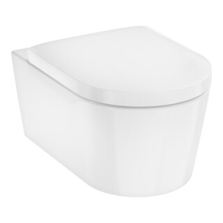 hansgrohe Ensemble WC mural EluPura S blanc, AquaHelix Flush, SmartClean