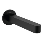 hansgrohe Entrée de baignoire Finoris montage mural, saillie 174 mm, noir mat