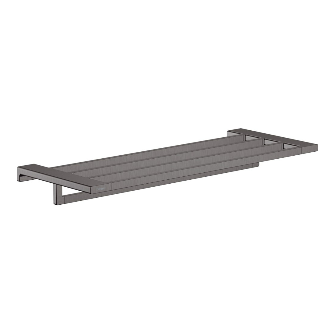 hansgrohe Étagère à serviettes AddStoris L 648 mm, m HTH, bois, métal, brossé bleu vc