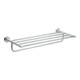 hansgrohe Étagère à serviettes Logis Universal L 600 mm, avec HTH, fixation murale, MS, métal, chromé