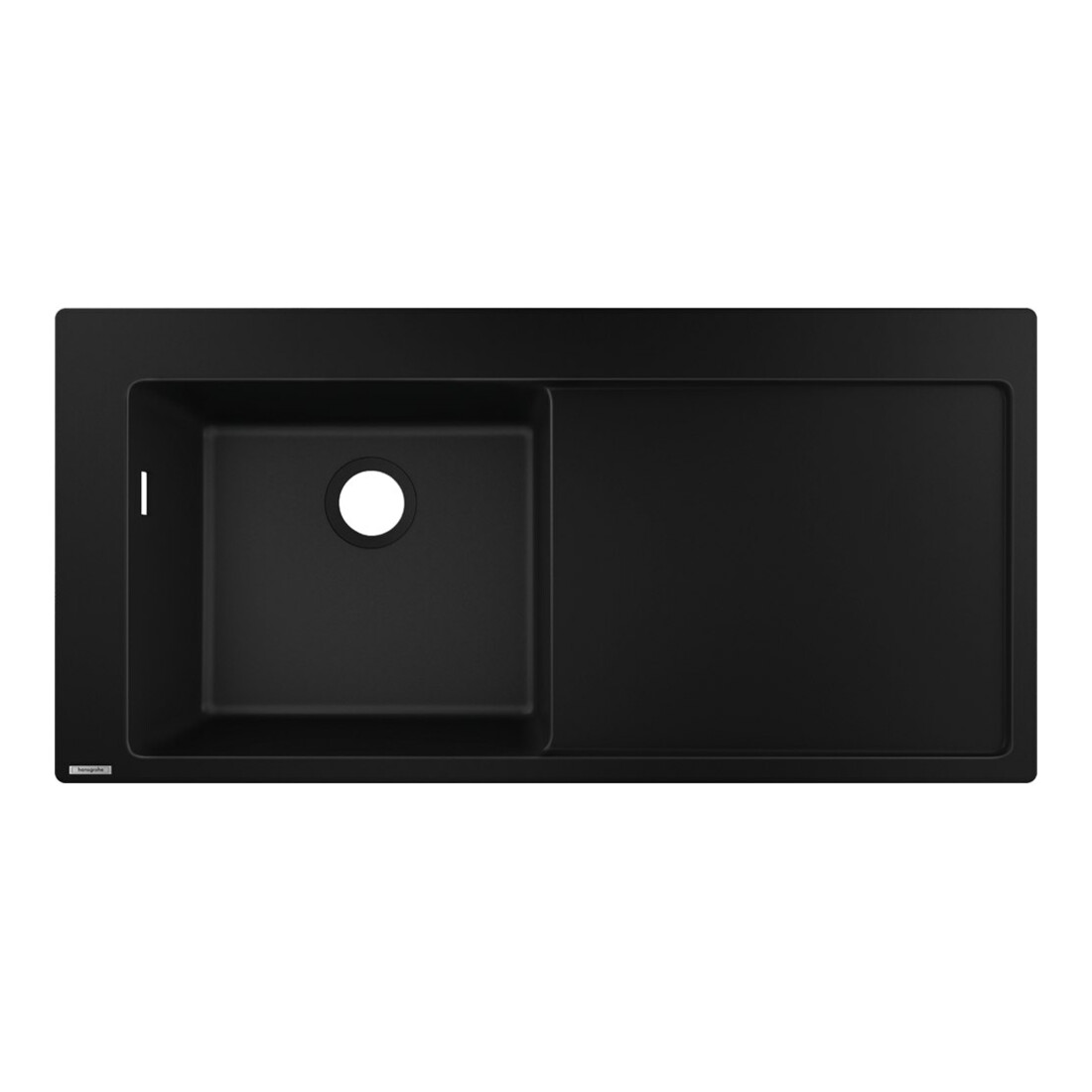 hansgrohe Évier encastrable 450 S5110-F450 1030x490mm, 1 bac à gauche, égouttoir à droite, gsw