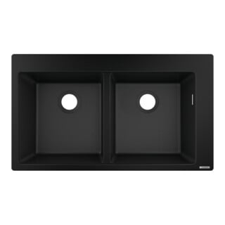 hansgrohe Évier encastrable S510-F770 370/370 860x490mm, 2 cuves, vidange avant, gsw