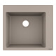 hansgrohe Évier encastré 450 S510-F450 540x490mm, 1 cuve, HL préréglé, béton gris-3