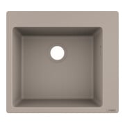 hansgrohe Évier encastré 450 S510-F450 540x490mm, 1 cuve, HL préréglé, béton gris-4
