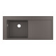 hansgrohe Évier encastré 450 S5110-F450 1030x490mm, 1 cuve gauche, égouttoir droit, inox brossé-3