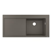 hansgrohe Évier encastré 450 S514-F450 1030x490mm, 1 cuve, Égouttoir gauche, acier inoxydable-3