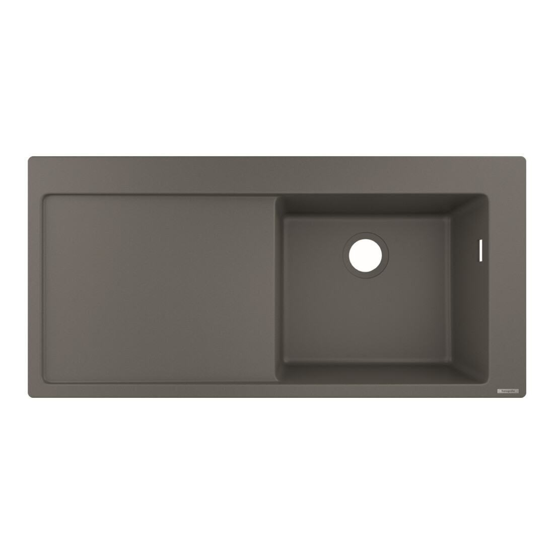 hansgrohe Évier encastré 450 S514-F450 1030x490mm, 1 cuve, Égouttoir gauche, acier inoxydable