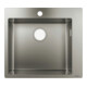 hansgrohe Évier encastré 450 S711-F450 530x480mm, 1 robinet principal, HL courbé, ES-3