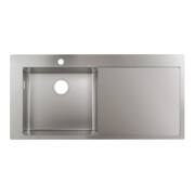 hansgrohe Évier encastré 450 S716-F450 1025x490mm, 1 cuve gauche, égouttoir droite, ES