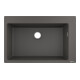 hansgrohe Évier encastré 660 S510-F660 750x490mm, 1 bac, vidage avant, gris pierre-1