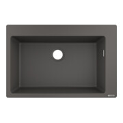 hansgrohe Évier encastré 660 S510-F660 750x490mm, 1 bac, vidage avant, gris pierre