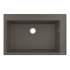 hansgrohe Évier encastré 660 S510-F660 750x490mm, 1 bac, vidage avant, gris pierre-3