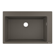 hansgrohe Évier encastré 660 S510-F660 750x490mm, 1 bac, vidage avant, gris pierre-3