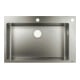 hansgrohe Évier encastré 660 S712-F660 740x480mm, 1 cuve, trou robinet et évacuation, ES