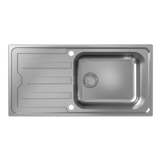 hansgrohe Évier encastré S44 m avec égouttoir, sous-meuble 60 cm, 1 bac, ES
