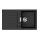 hansgrohe Évier encastré S520 avec égouttoir, 840x480mm, 1 cuve, gsw-1