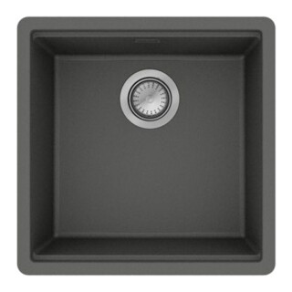 hansgrohe Évier encastré S53 SilicaTec, 447x447 mm, gris pierre