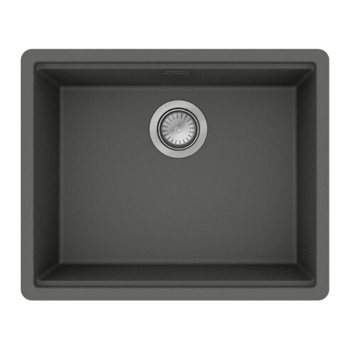 hansgrohe Évier encastré S53 SilicaTec, 547x447mm, gris pierre