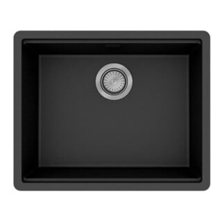 hansgrohe Évier encastré S53 SilicaTec, 547x447mm, noir graphite