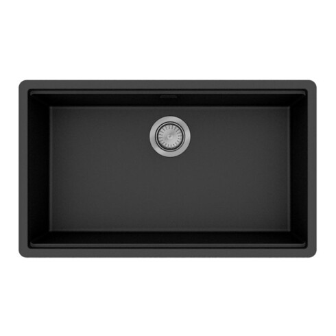 hansgrohe Évier encastré S53 SilicaTec, 747x447 mm, noir graphite