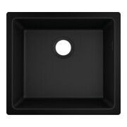 hansgrohe Évier sous plan 450 S510-U450 448x398mm, 1 bac, sans trop-plein, noir graphite-3