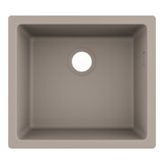 hansgrohe Évier sous-plan 450 S510-U450 448x398mm, 1 bec principal, sans mitigeur, gris béton-3