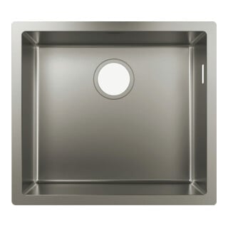 hansgrohe Évier sous-plan 450 S719-U450 448x398mm, 1 robinet principal, sans trop-plein, acier inoxydable