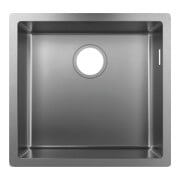 hansgrohe Évier sous-plan 450 S719-U450 448x398mm, 1 robinet principal, sans trop-plein, acier inoxydable-5