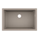 hansgrohe Évier sous-plan 660 S510-U660 658x398mm, 1 bec principal, sans HL, gris béton-3