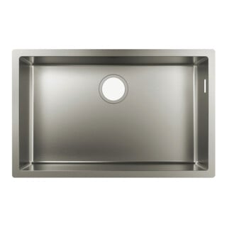 hansgrohe Évier sous-plan 660 S719-U660 658x398mm, 1 bac principal, sans trop-plein, acier inoxydable