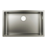 hansgrohe Évier sous-plan 660 S719-U660 658x398mm, 1 bac principal, sans trop-plein, acier inoxydable