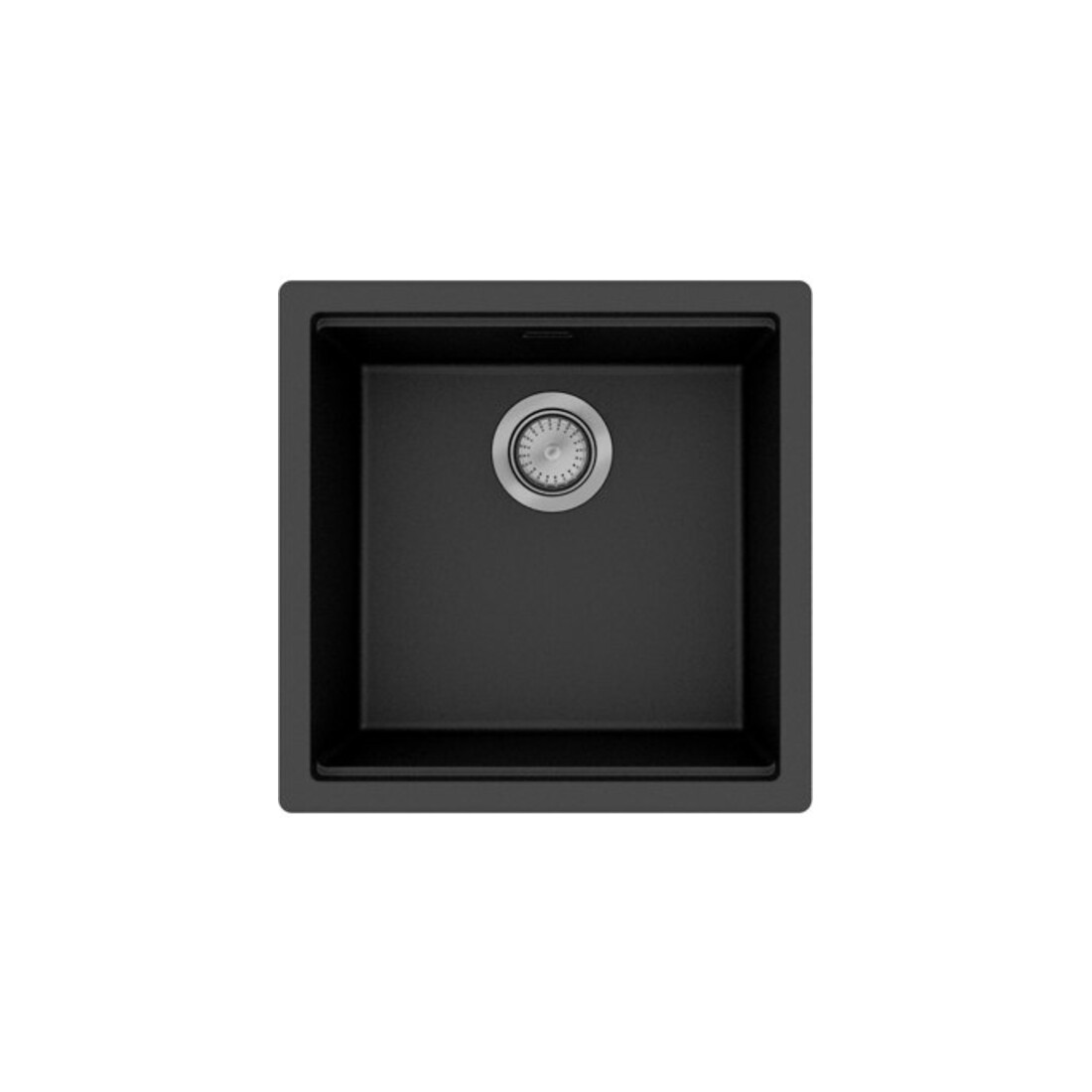 hansgrohe Évier sous-plan S53 SilicaTec, 436x436 mm, noir graphite