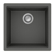 hansgrohe Évier sous-plan S53 SilicaTec, 436x436mm, gris pierre