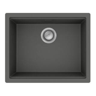 hansgrohe Évier sous-plan S53 SilicaTec, 536x436mm, gris pierre