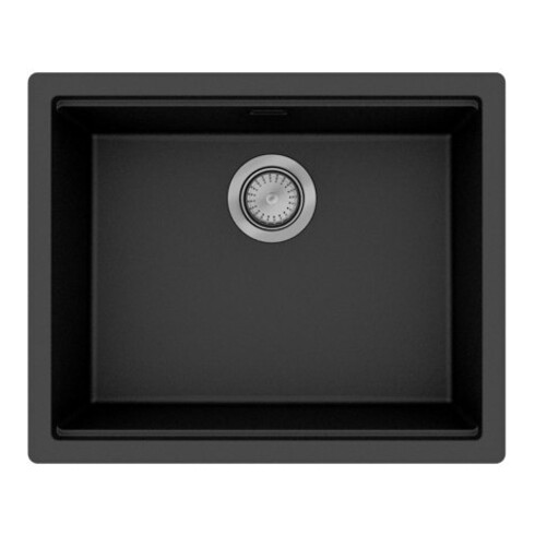 hansgrohe Évier sous-plan S53 SilicaTec, 536x436mm, noir graphite