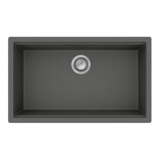 hansgrohe Évier sous-plan S53 SilicaTec, 736x436mm, gris pierre